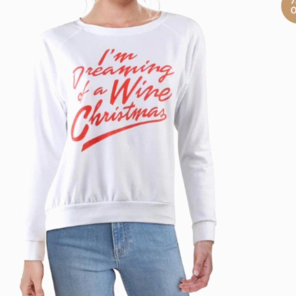 Prince Peter I’m Dreaming of a Wine Christmas sweatshirt new